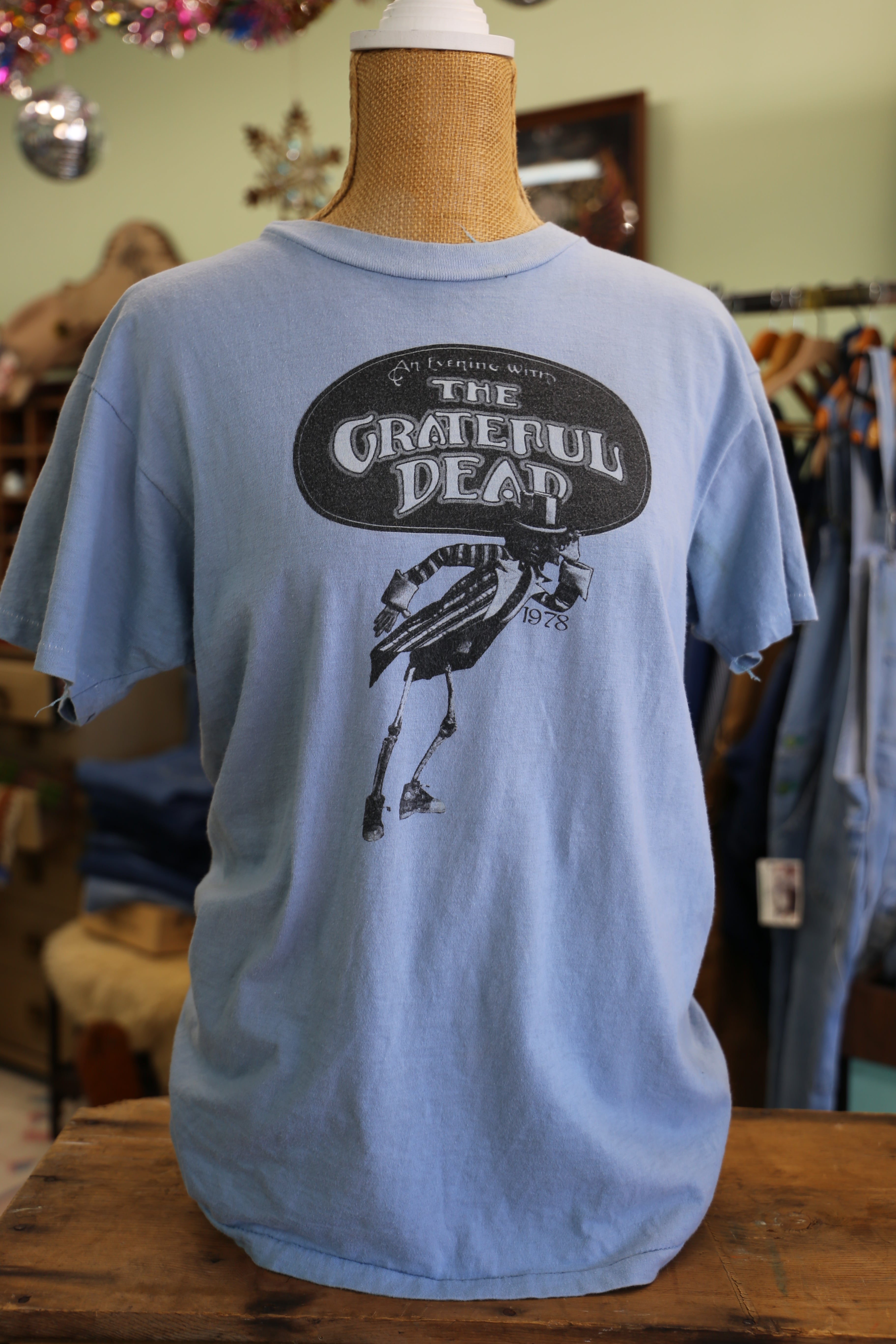 70s Grateful Dead Stanley Mouse T-Shirt | S - Lucky Vintage