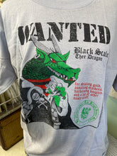 Load image into Gallery viewer, 1987 Vintage Single Stitch "WANTED Black Scale The DRAGON" Tshirt | DEADSTOCK