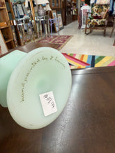Load image into Gallery viewer, Fenton Vintage Frosted Blue Rose Swung Vase 11.25 in tall- SIGNED
