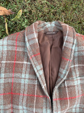 Load image into Gallery viewer, Vintage Plaid Wool Blazer
