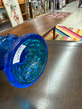 Load image into Gallery viewer, Vintage Blue Fenton Hobnail 11.5 inches Vase-Blue Fenton Art Glass | Fenton Hobnail Bud Swung Vase
