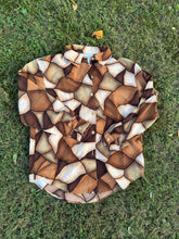 Load image into Gallery viewer, Susan Graver Browns Mosaic Button Up - Y2K - SZ M
