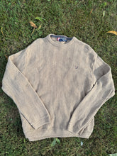 Load image into Gallery viewer, RL Chaps Knit Cable Tan Sweater Sz XL
